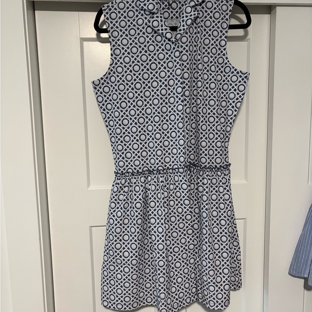 Sleeveless Golf Pattern Dress